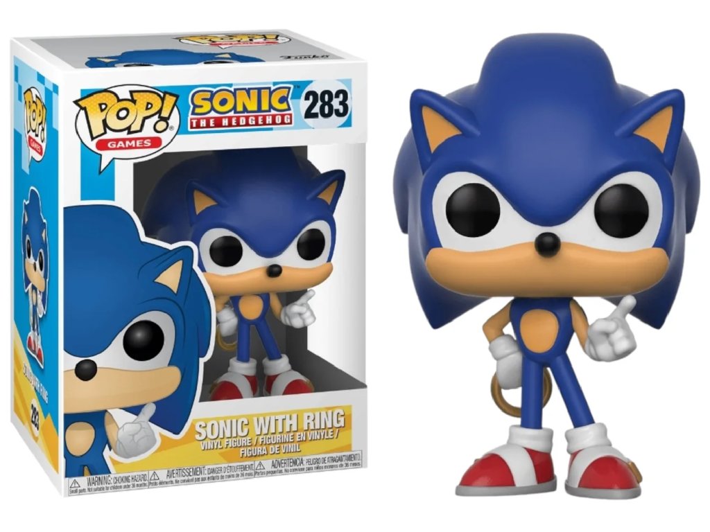 Funko POP! 283 Games: Sonic the Hedgehog - Sonic with Ring