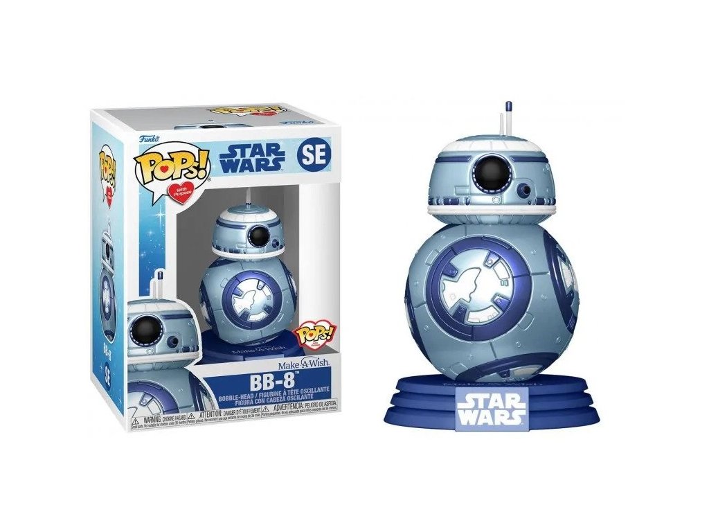 Funko POP! Star Wars: Make a Wish - BB8 Metallic