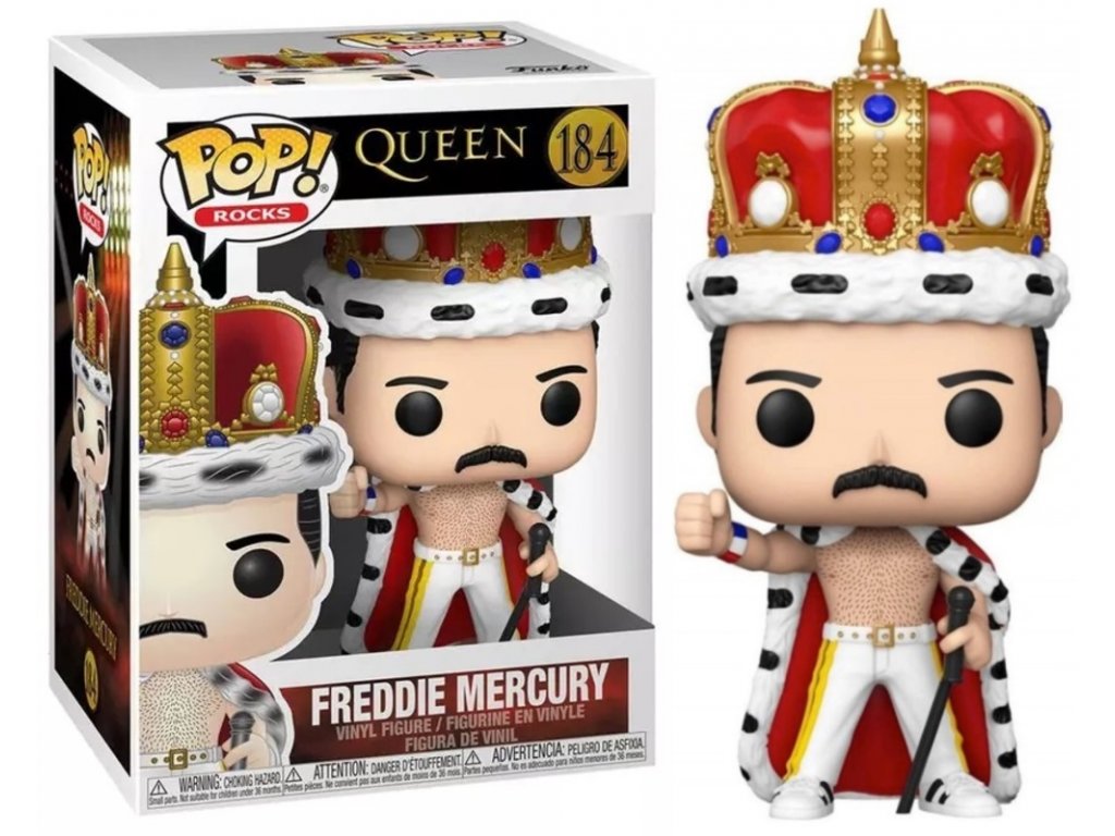 Funko POP! 184 Rocks: Queen - Freddie Mercury King