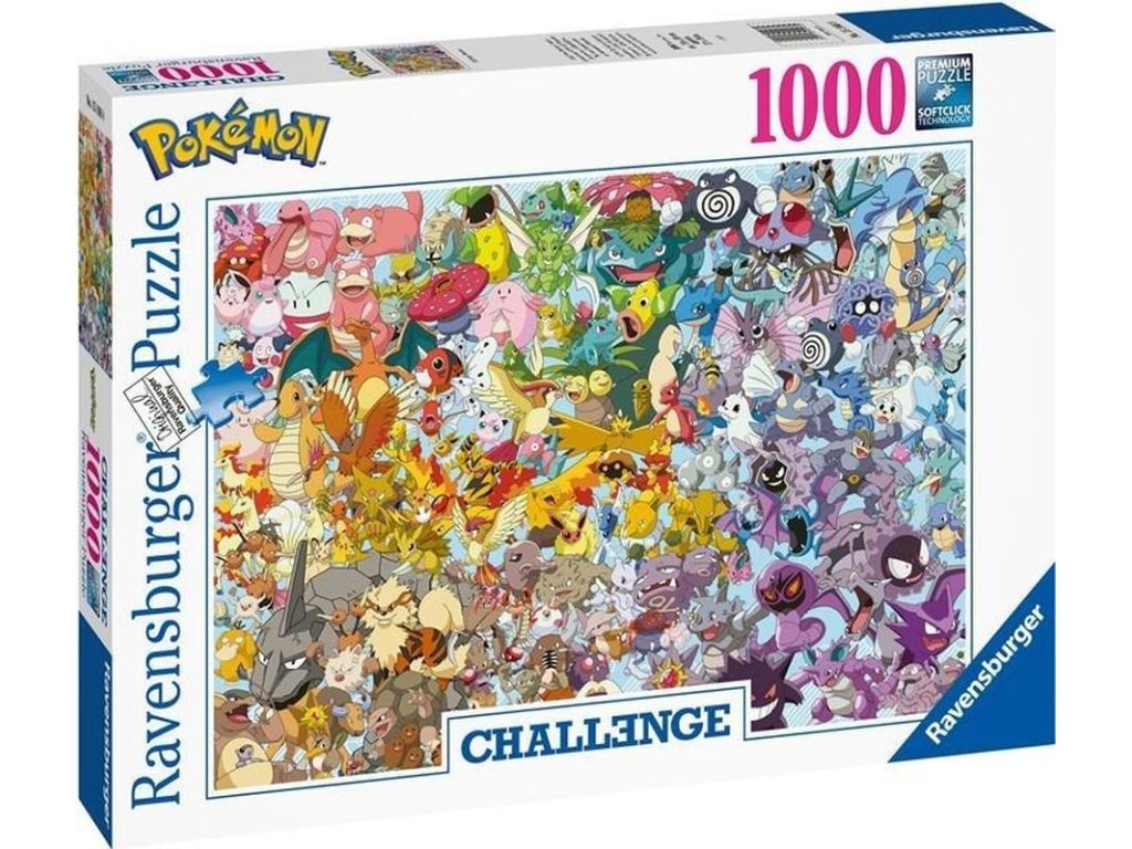 Puzzle Pokémon Challenge 1000 dílků