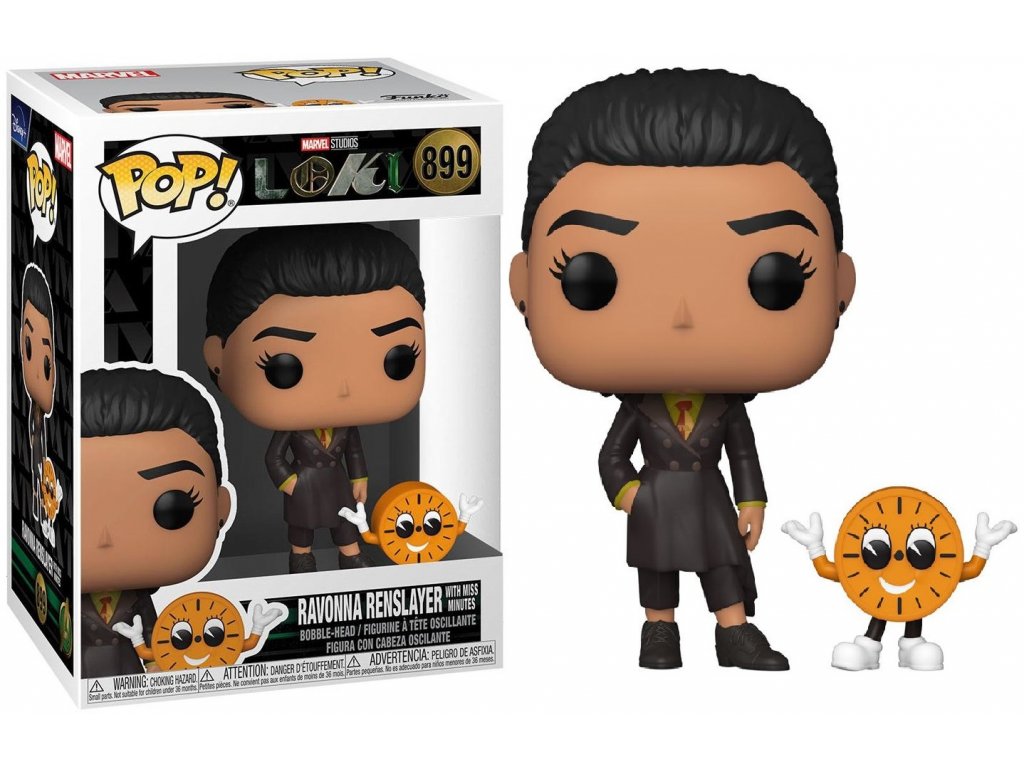 Funko POP! 899 Marvel: Loki - Ravonna Renslayer with Miss Minutes