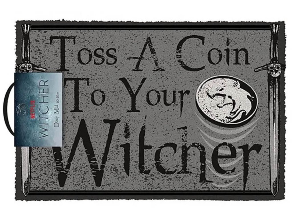 Rohožka The Witcher - Toss a Coin