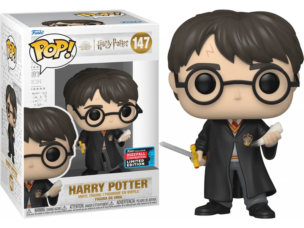 Funko POP! 147 Harry Potter - Harry with Sword and Fang Exclusive