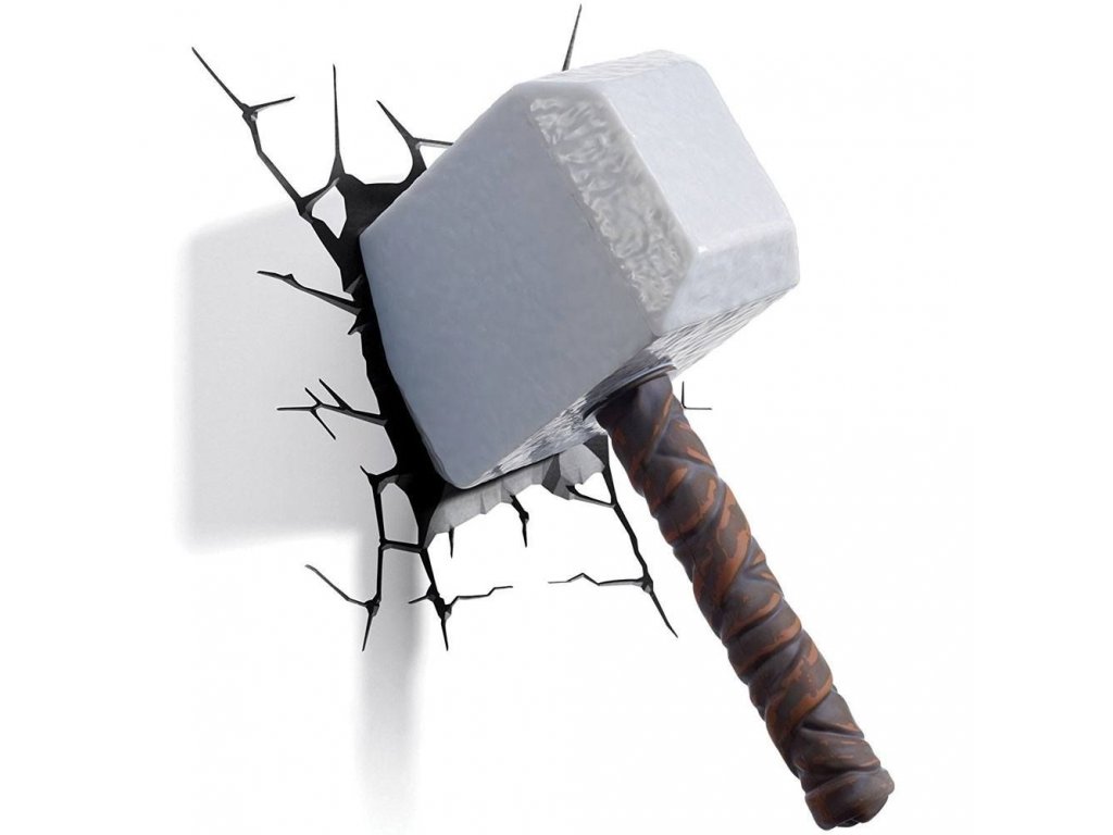 Lampička Thor Hammer 3D