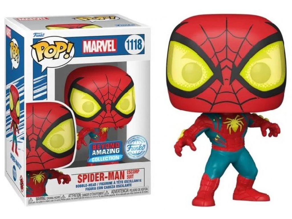 Funko POP! 1118 Marvel Spider-Man Oscorp Suit Exclusive