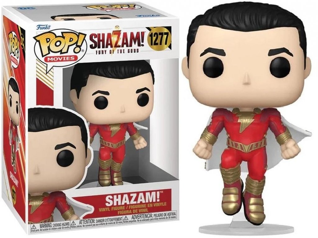 Funko POP! 1277 Movies: Shazam! Fury of The Gods - Shazam