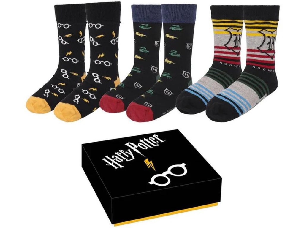Ponožky Harry Potter 3-Pack (35-41)