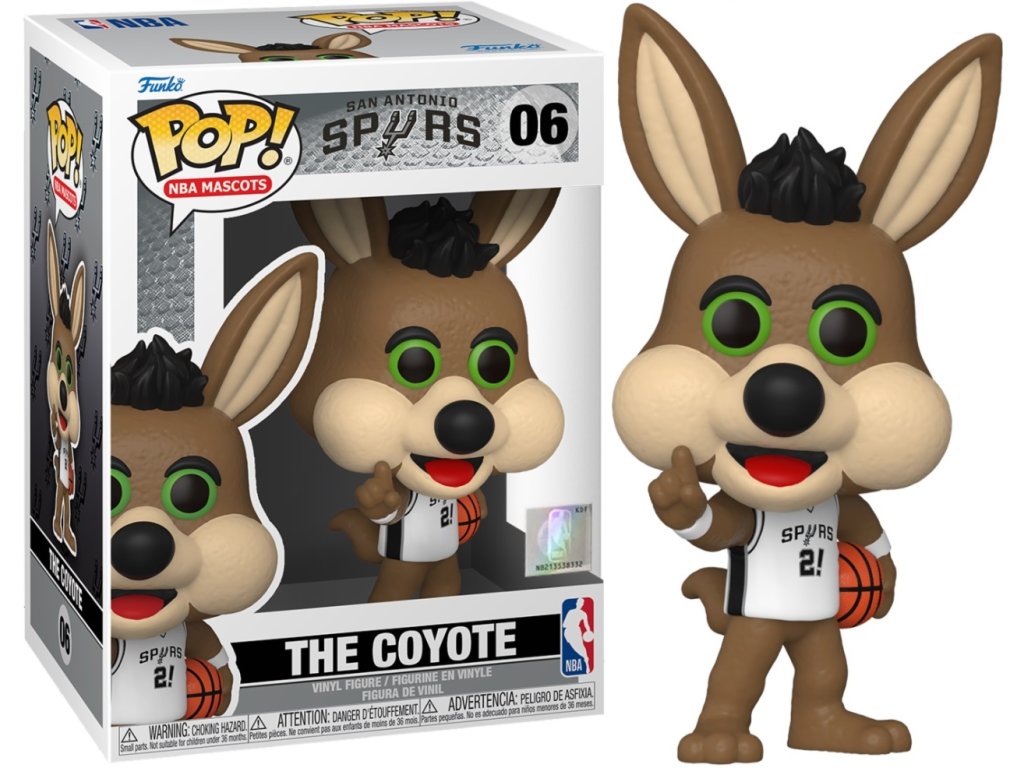 Funko POP! 06 NBA Mascots: San Antonio Spurs - The Coyote