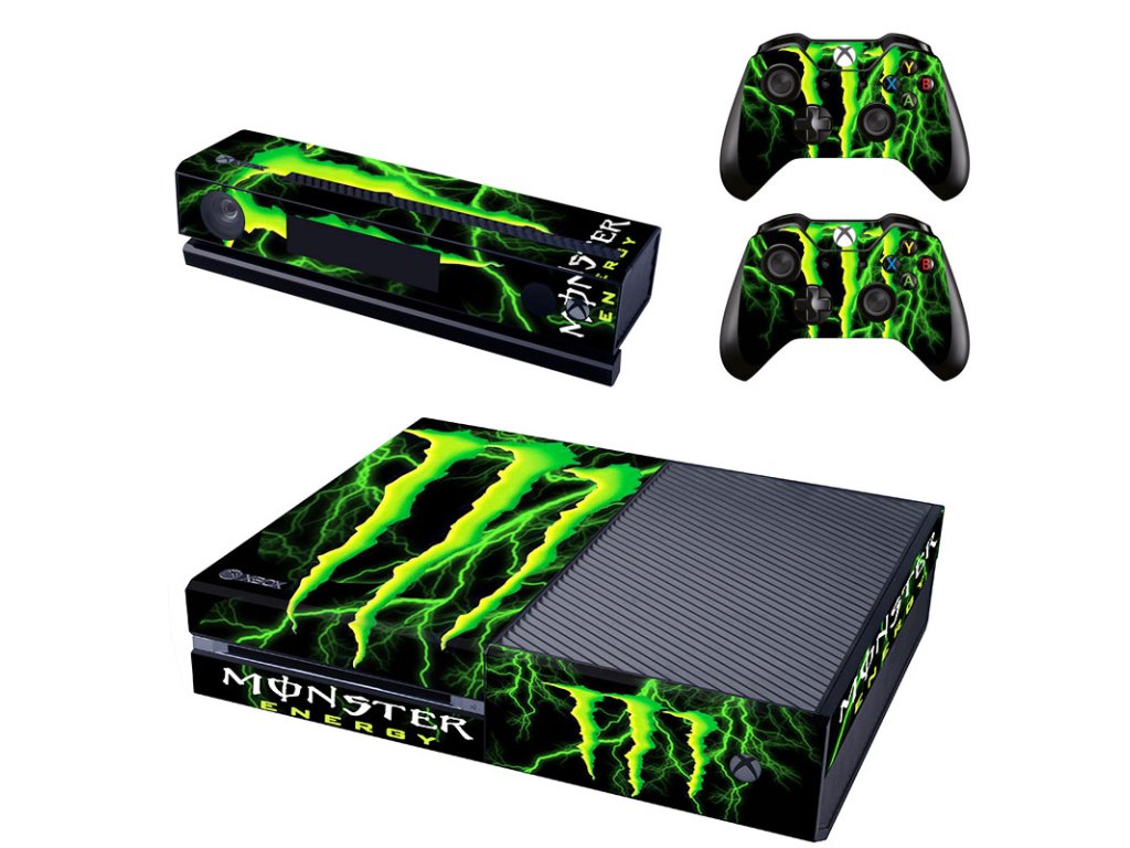 Xbox One Polep Skin Monster Energy KONZOLIŠTĚ.cz