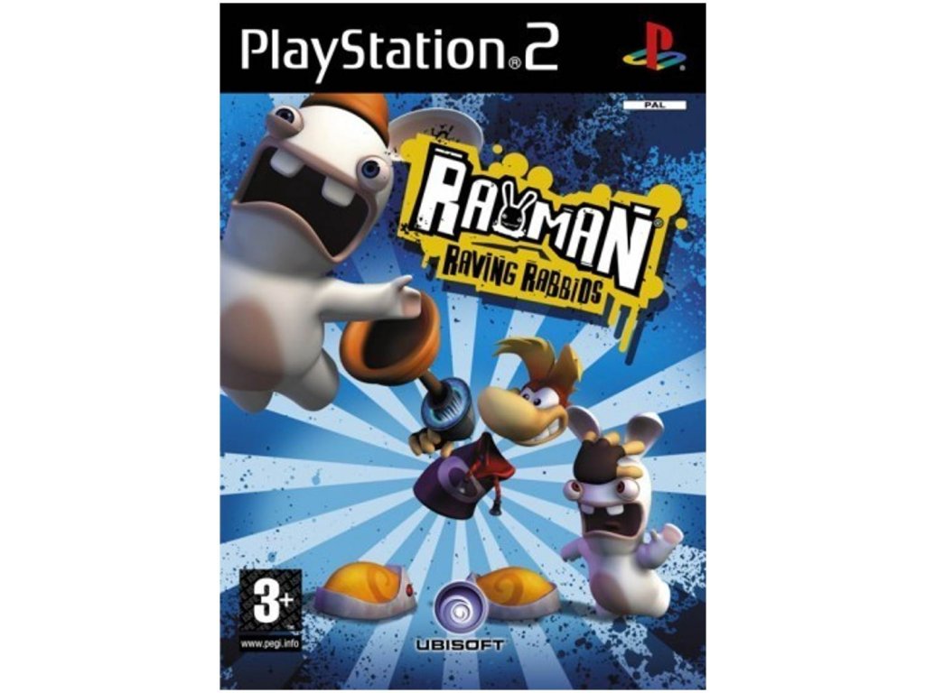 PS2 Rayman Raving Rabbids