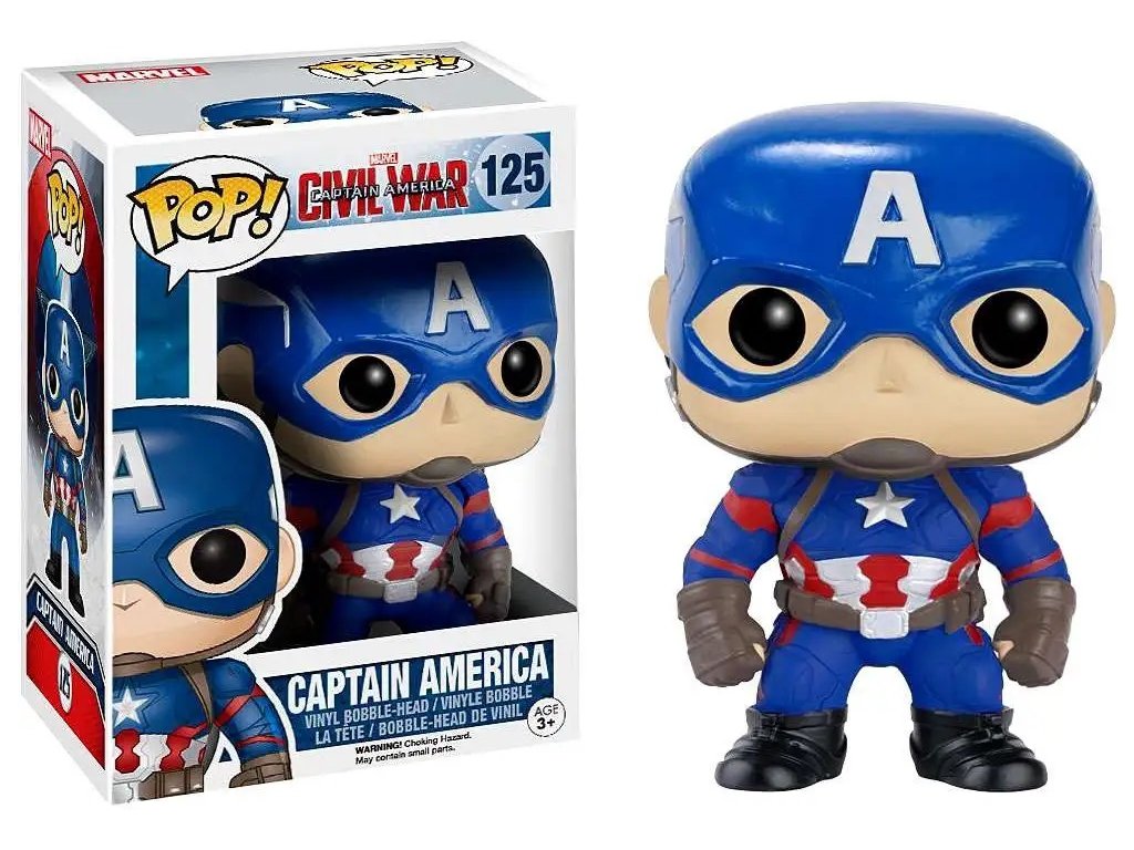 Funko POP! 125 Marvel Captain America Civil War - Captain America