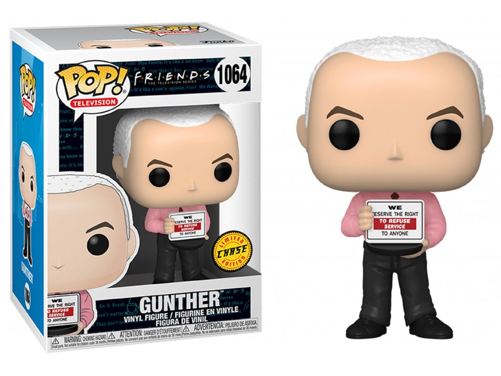 Funko POP! 1064 TV: FRIENDS - Gunther Limited Chase Edition