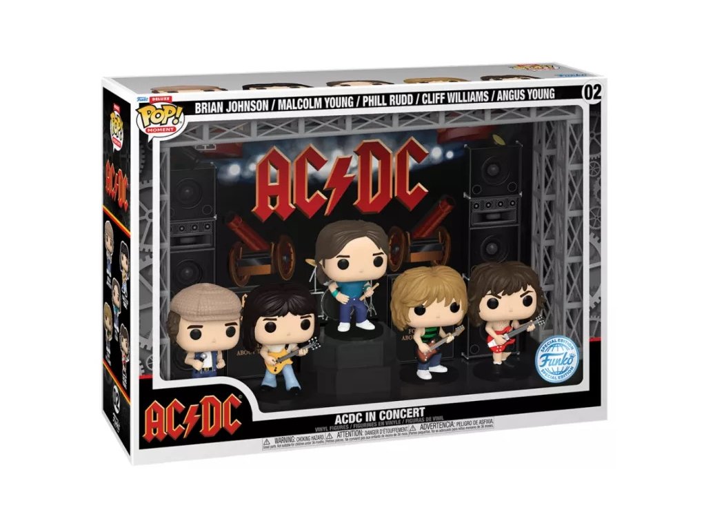 Funko POP! 02 Moment Deluxe: AC/DC - AC/DC In Concert Special Edition
