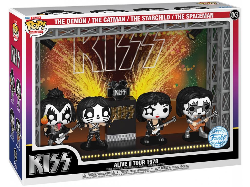 Funko POP! 03 Moment Deluxe: Kiss - Kiss - Alive II Tour 1978