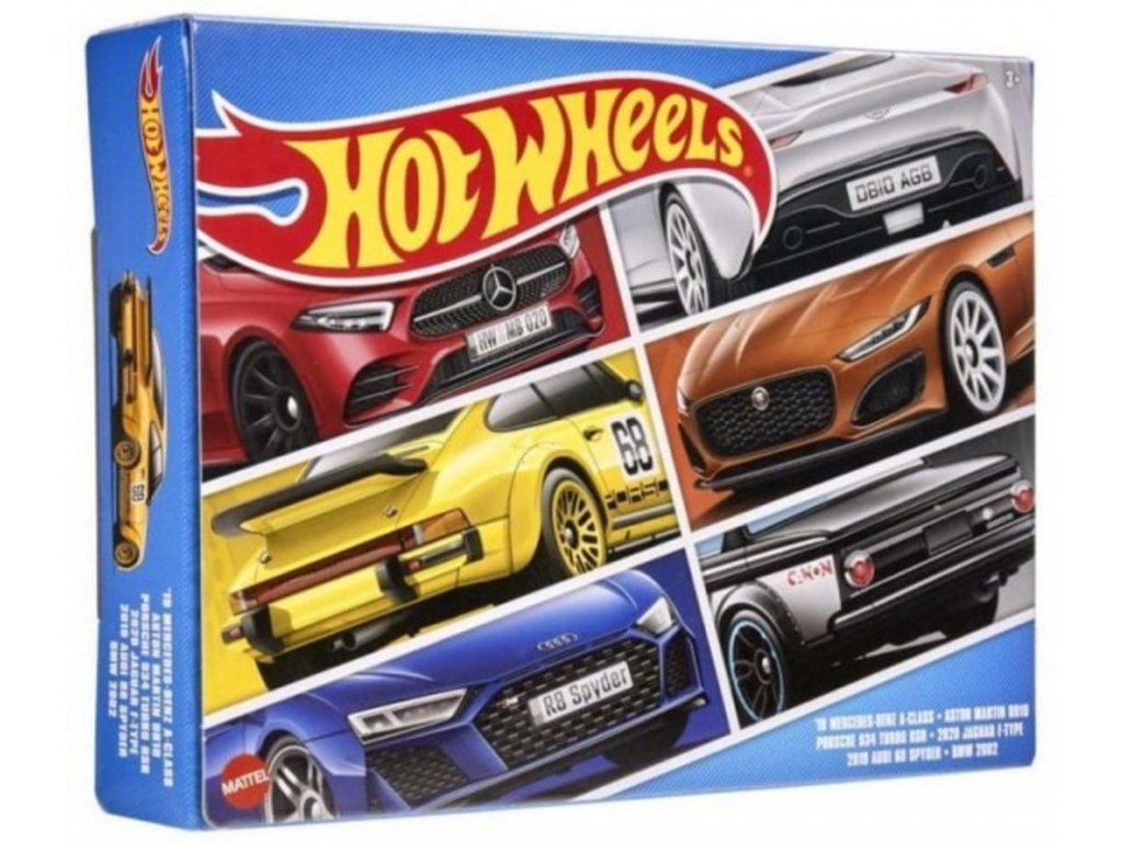 Hot Wheels 6ks Tématický Angličák Evropští Závoďáci