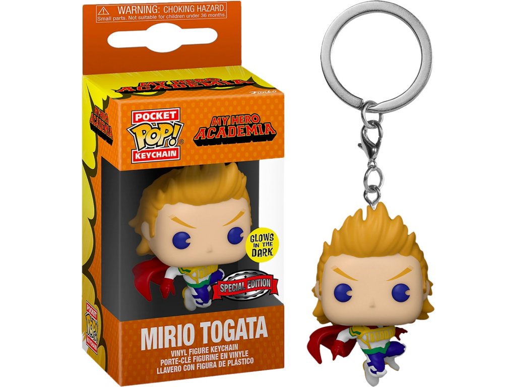 Funko Pocket POP! Klíčenka My Hero Academia - Mirio Togata GITD Special Edition