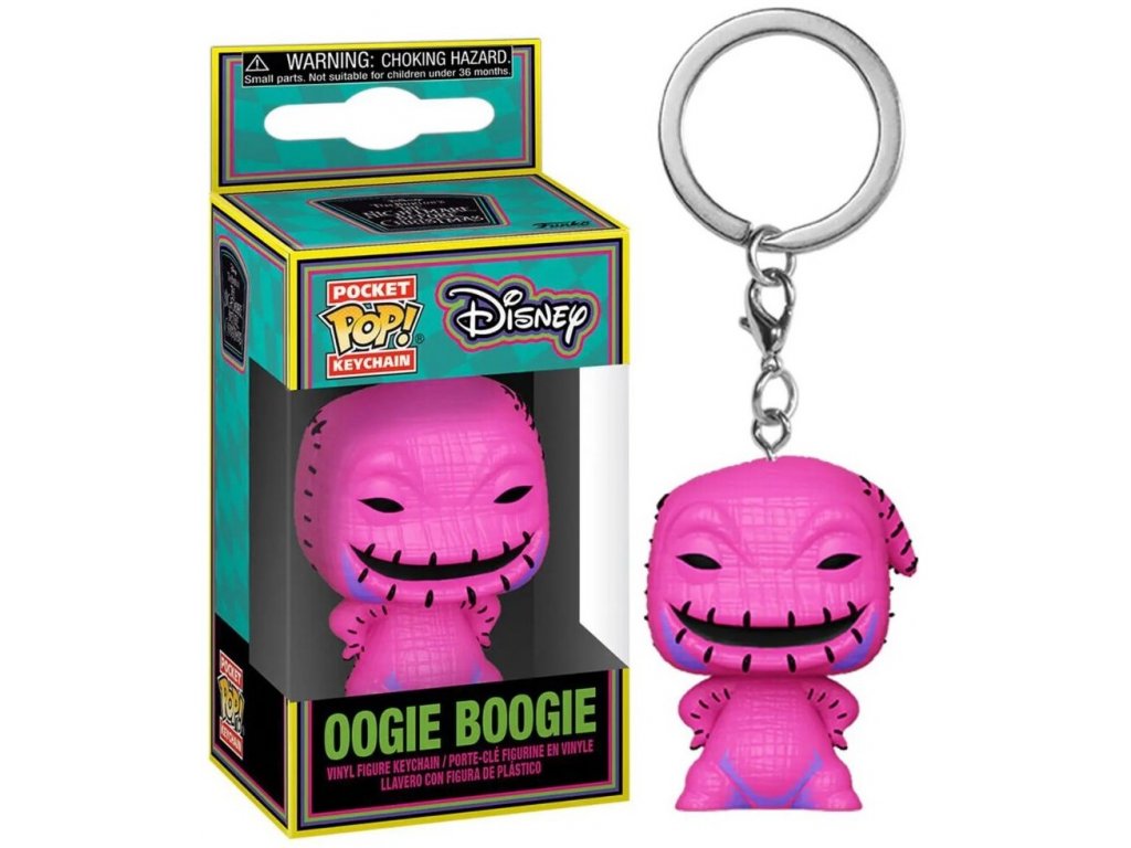 Funko Pocket POP! Klíčenka The Nightmare Before Christmas - Oogie Boogie BLKLT