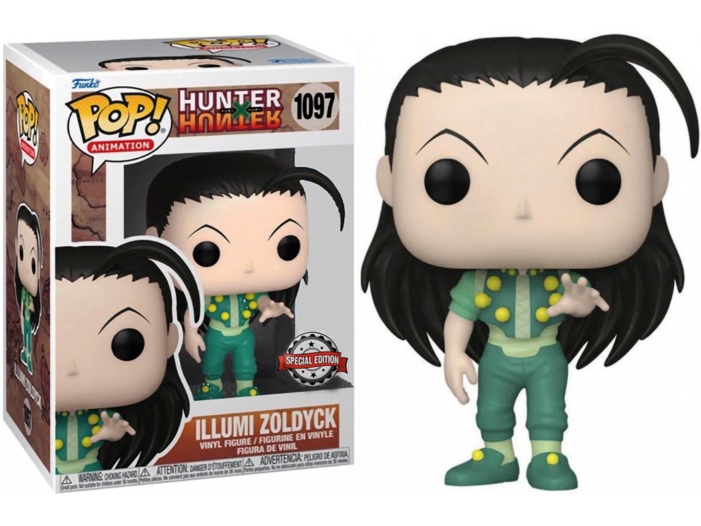 Funko POP! 1097 Animation: Hunter x Hunter - Illumi Zoldyck Special Edition