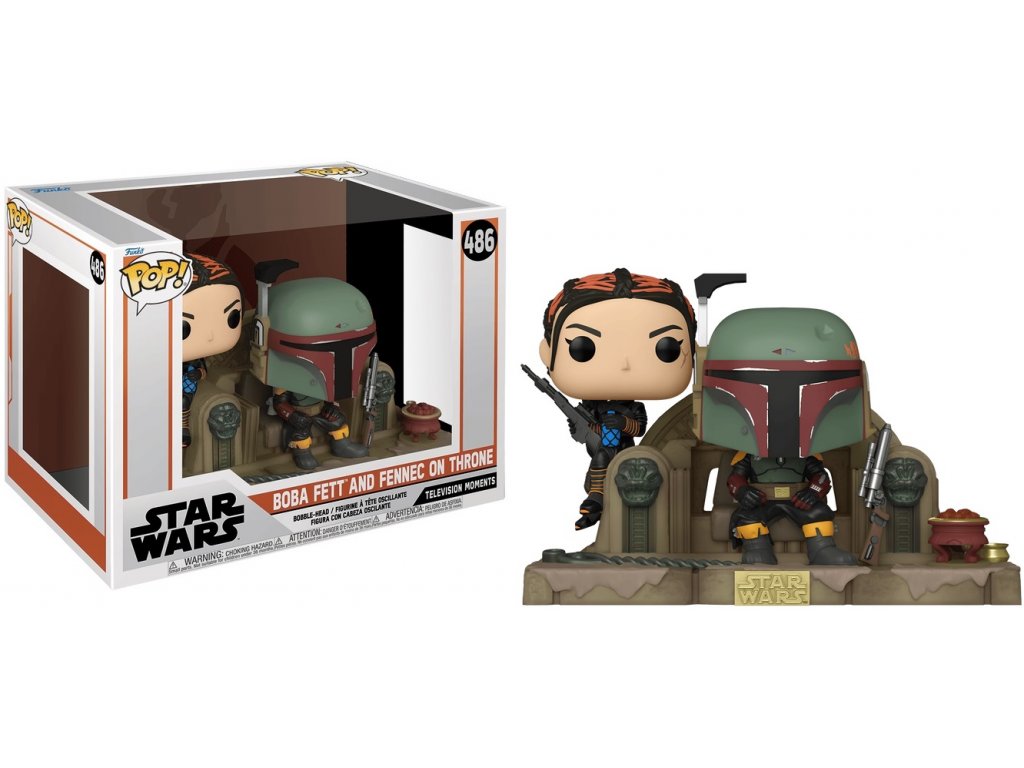Funko POP! 486 Star Wars - Boba Fett and Fennec on Throne