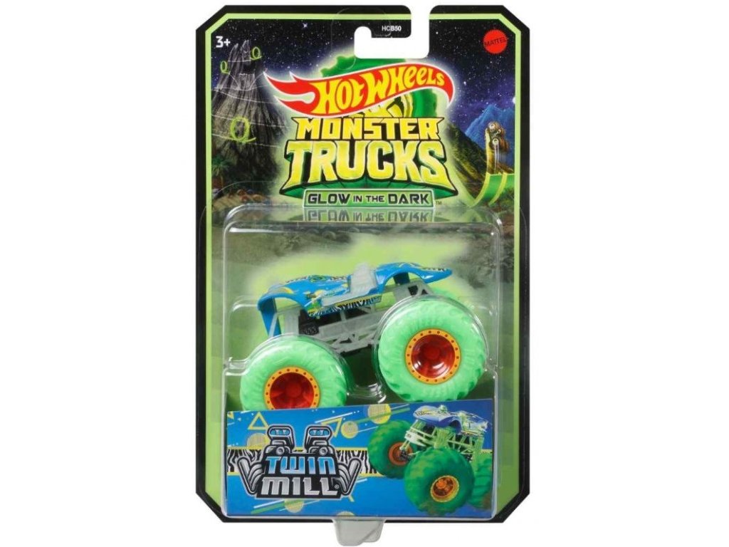 Hot Wheels Monster Trucks Glow in the Dark - Twin Mill