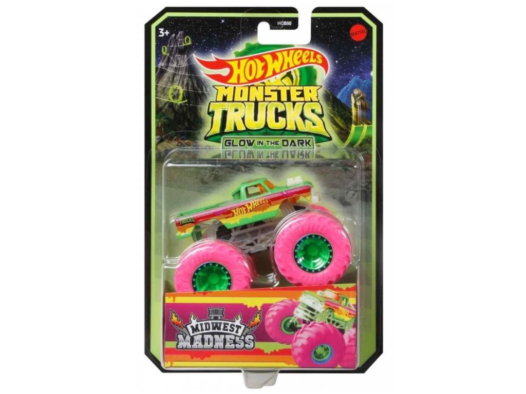 Hot Wheels Monster Trucks Glow in the Dark - Midwest Madness