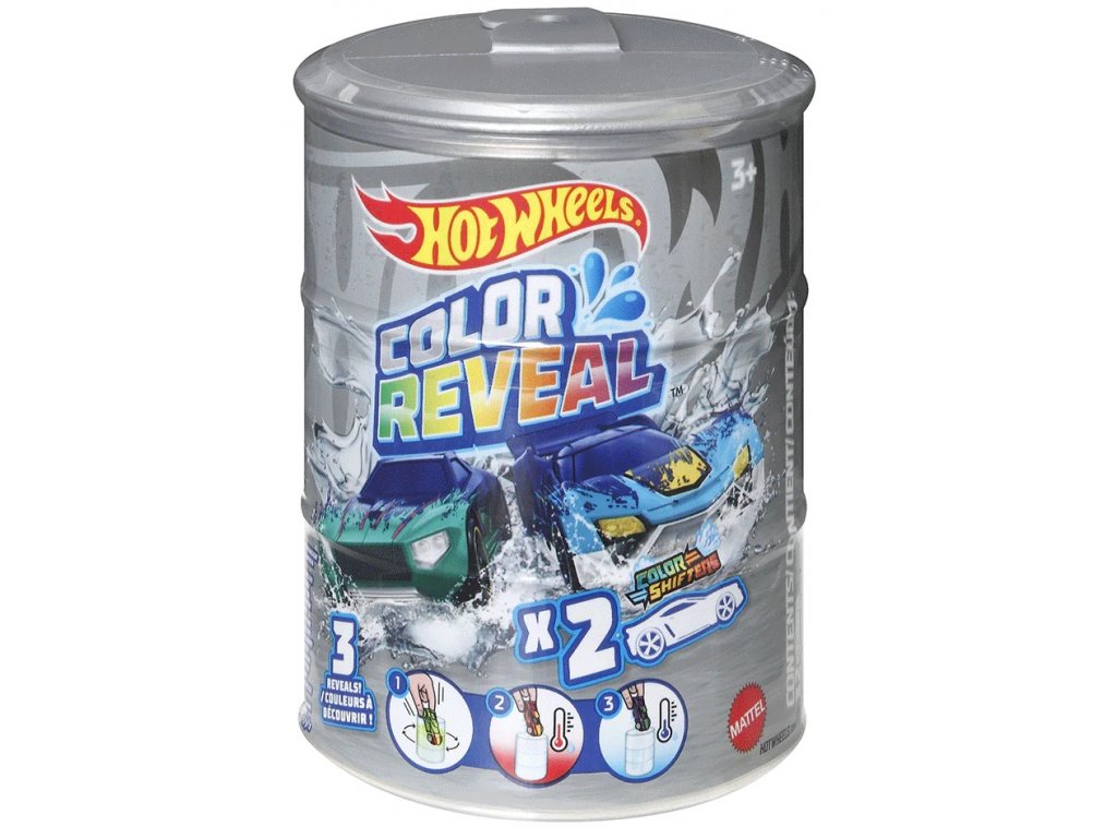 Hot Wheels Color Reveal 2 ks - Bullet Proof, Blitzspeeder