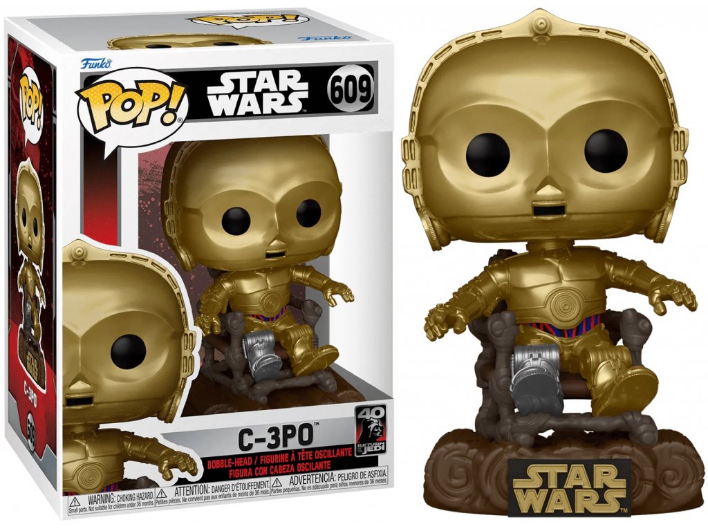 Funko POP! 609 Star Wars: Return of the Jedi 40th Anniversary - C3PO