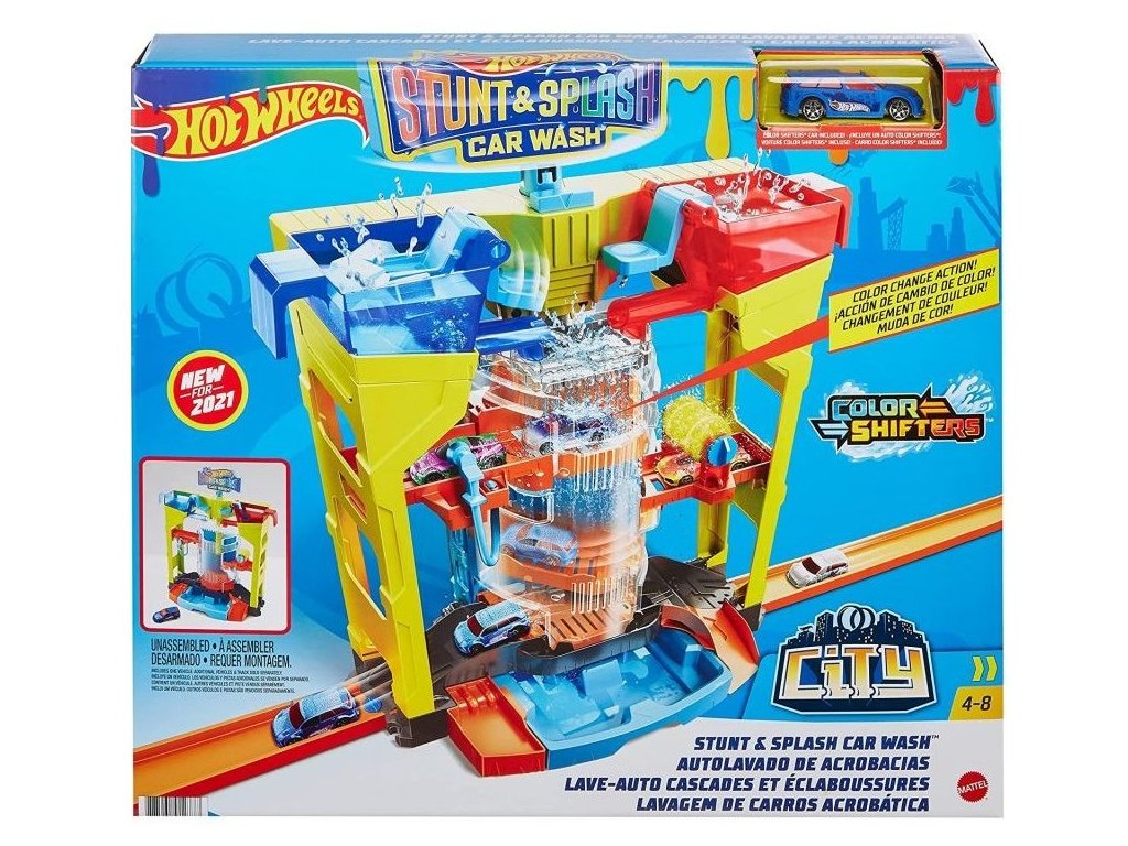 Hot Wheels Stunt & Splash Automyčka
