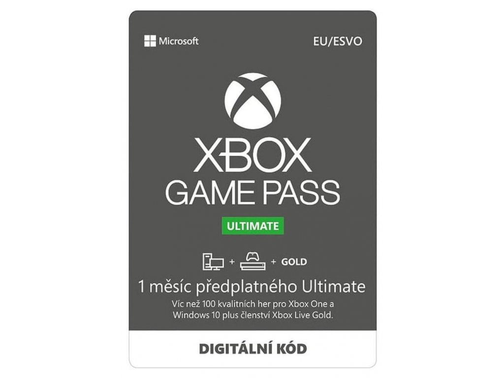 Xbox Game Pass Ultimate - Předplatné 1M