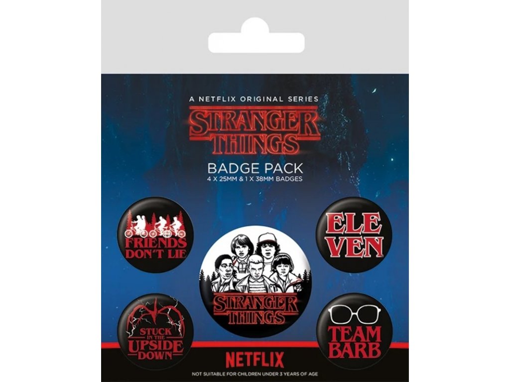 Sada placek STRANGER THINGS - Characters