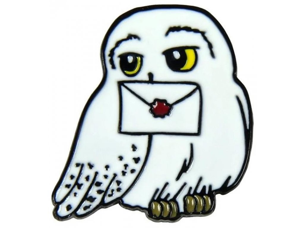 Odznak Harry Potter - Hedwig
