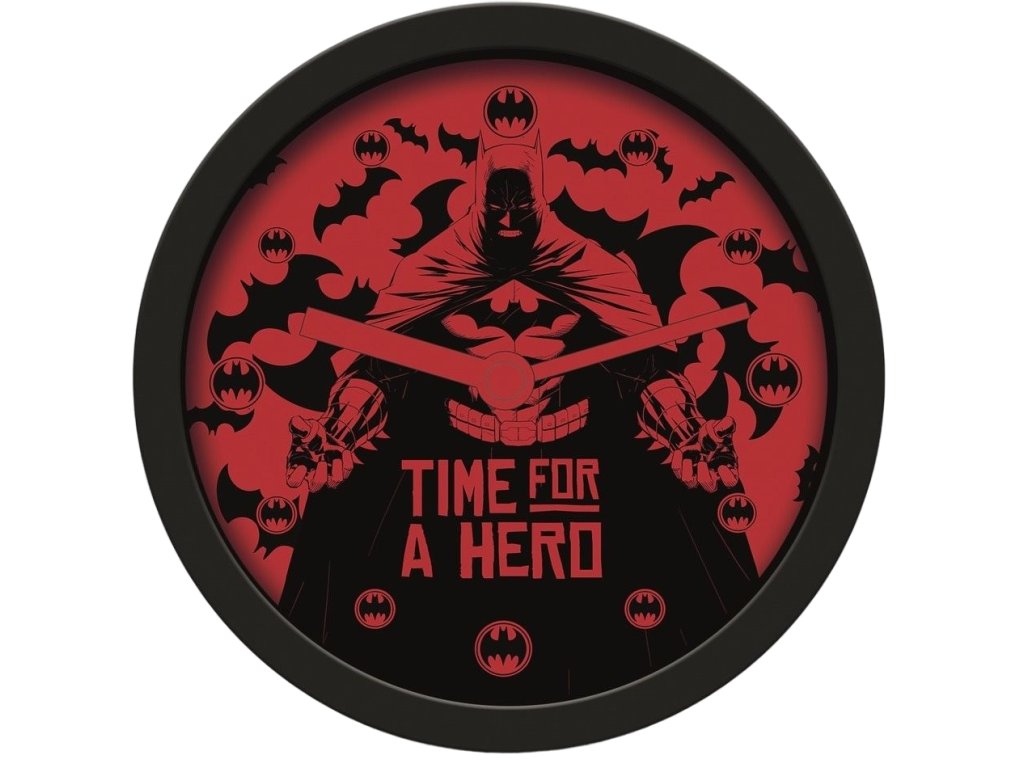 Nástěnné hodiny Batman - Time for a Hero