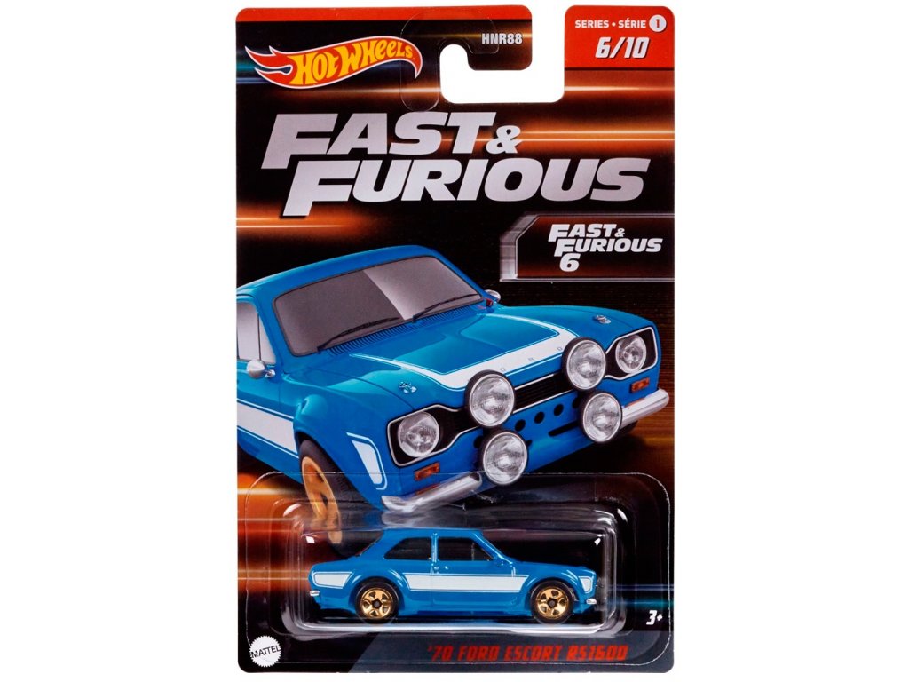 Hot Wheels Fast & Furious - 70 Ford Escort RS1600