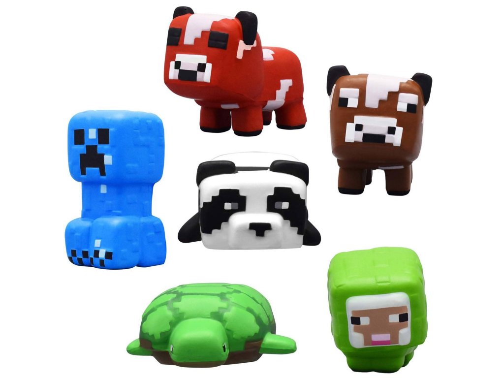 Antistresová figurka Minecraft Squishme 6 cm - Series 2
