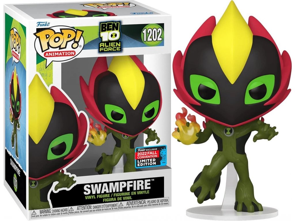 Funko POP! 1202 Animation: Ben 10 Alien Force - Swampfire Limited Edition