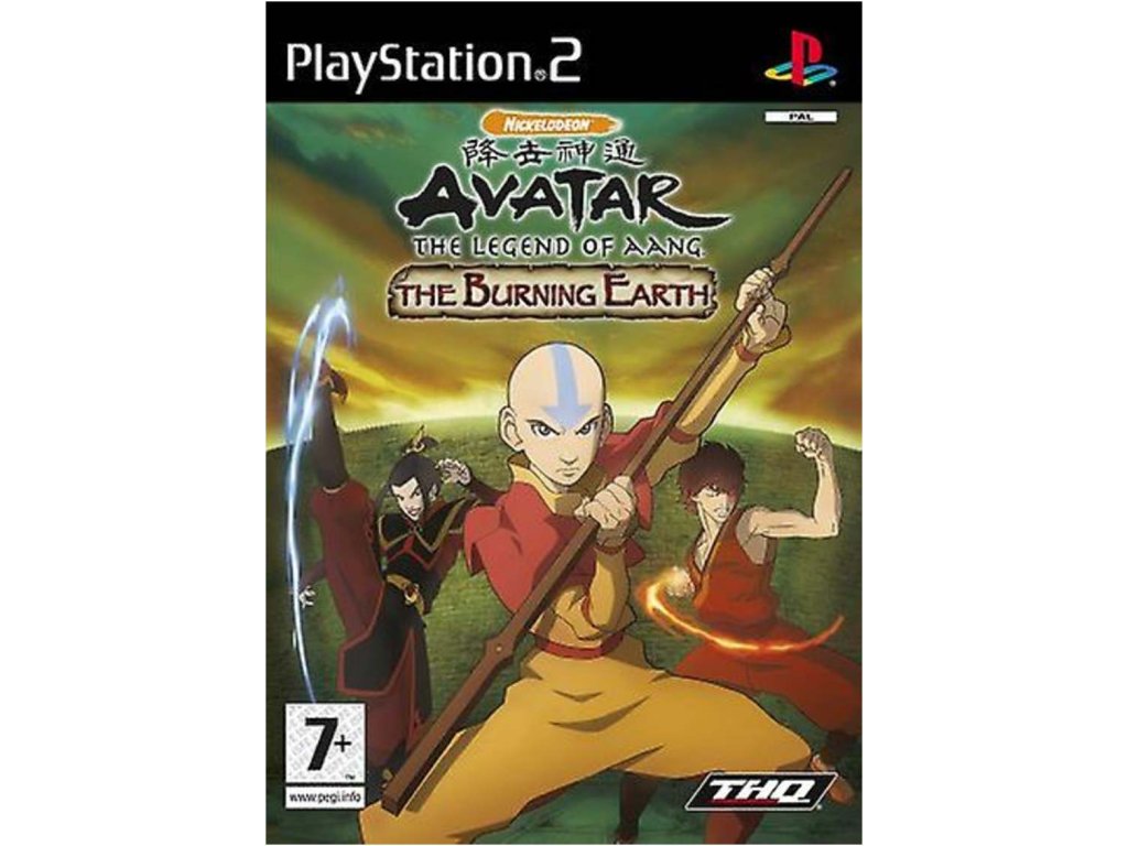 PS2 Avatar: The Last Airbender - The Burning Earth