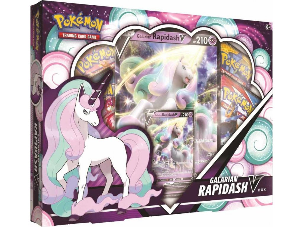 Pokémon TCG: Galarian Rapidash V Box