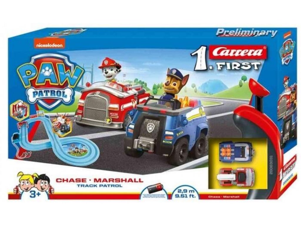 Autodráha Carrera FIRST - 63031 Tlapková patrola