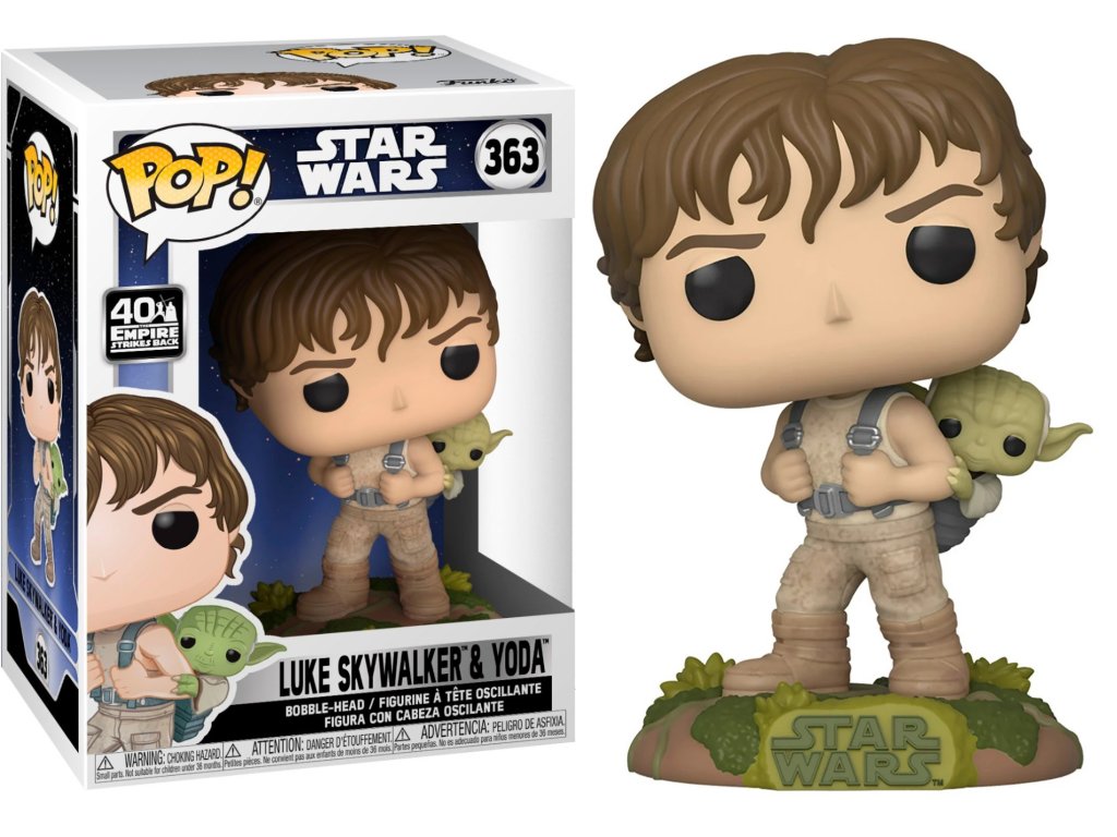 Funko POP! 363 Star Wars 40th Empire Strikes Back - Luke Skywalker & Yoda