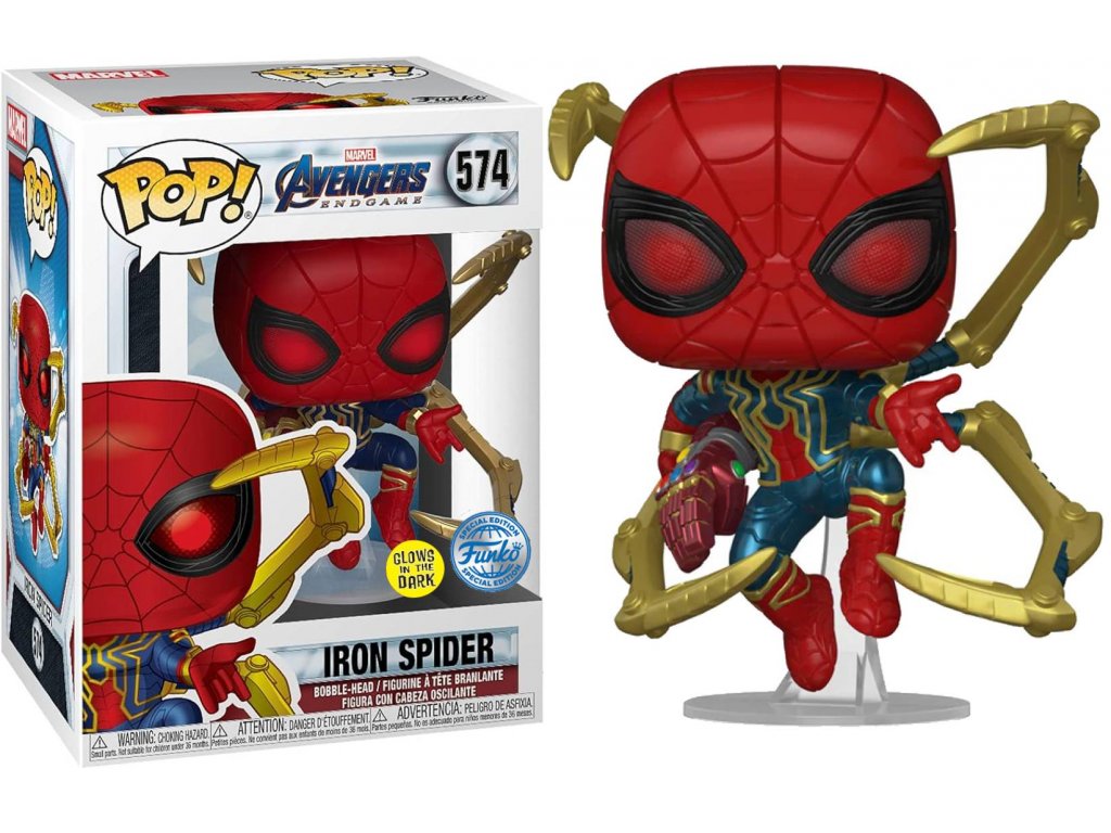 Funko POP! 574 Marvel Avengers Endgame - Iron Spider GITD Special Edition