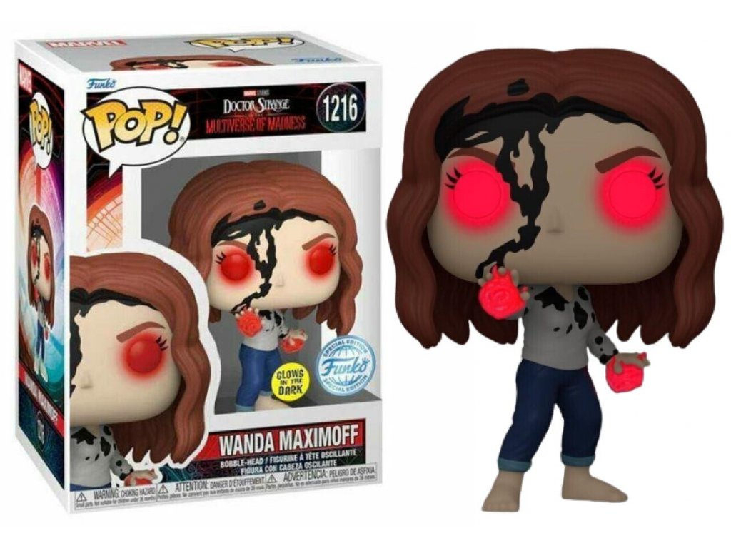 Funko POP! 1216 Doctor Strange in the Multiverse of Madness - Wanda Maximoff GITD Special Edition