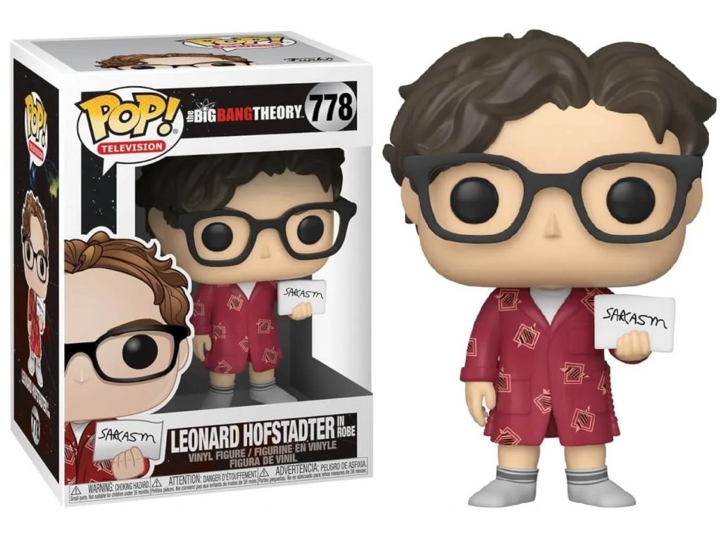 Funko POP! 778 TV: The Big Bang Theory - Leonard Hofstadter in Robe