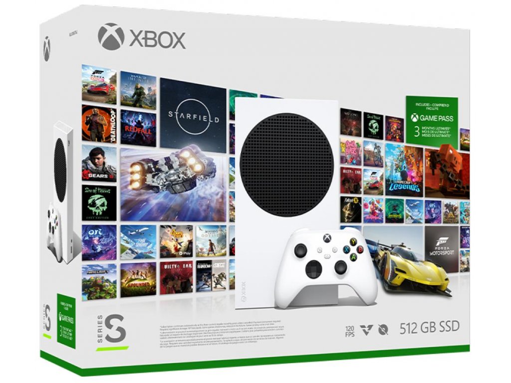 Xbox Series S 512GB + Game Pass Ultimate na 3 měsíce