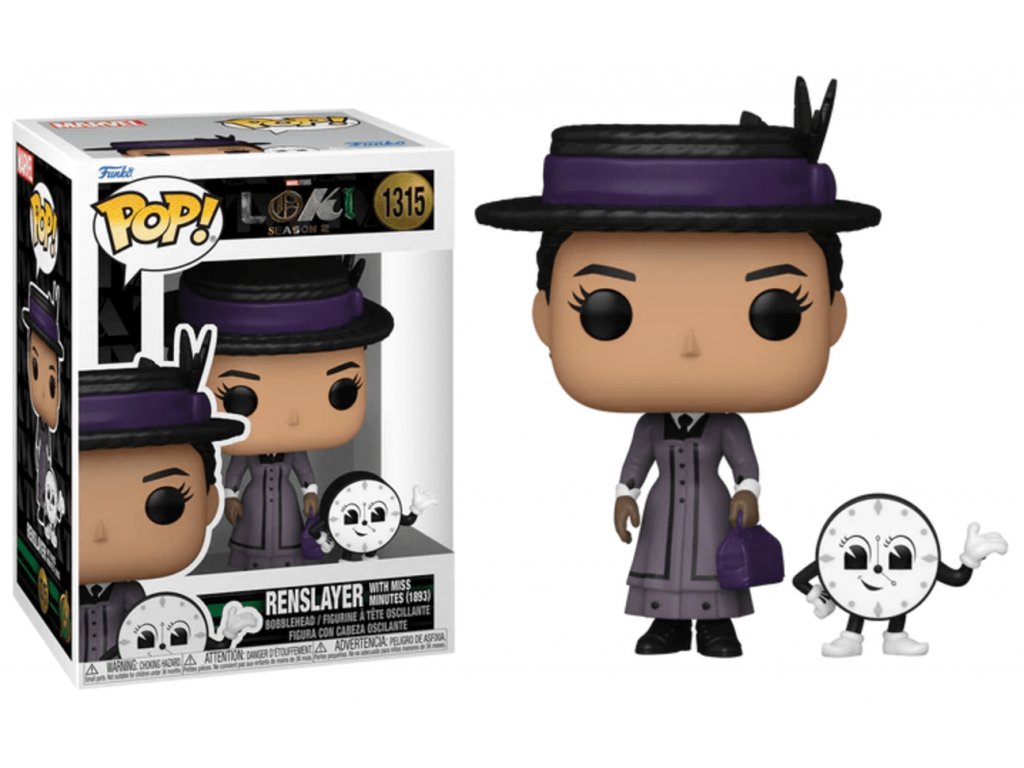 Funko POP! 1315 Marvel Loki Season 2 - Renslayer with Miss Minutes (1893)