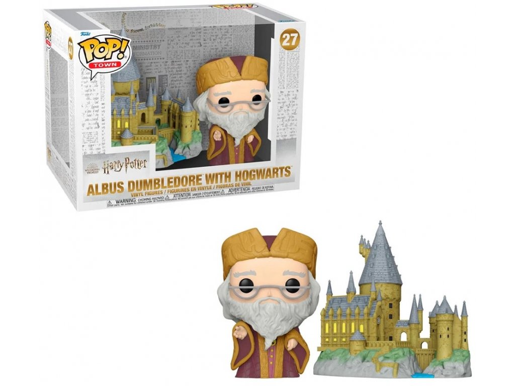 Funko POP! 27 Town: Harry Potter - Dumbledore with Hogwarts