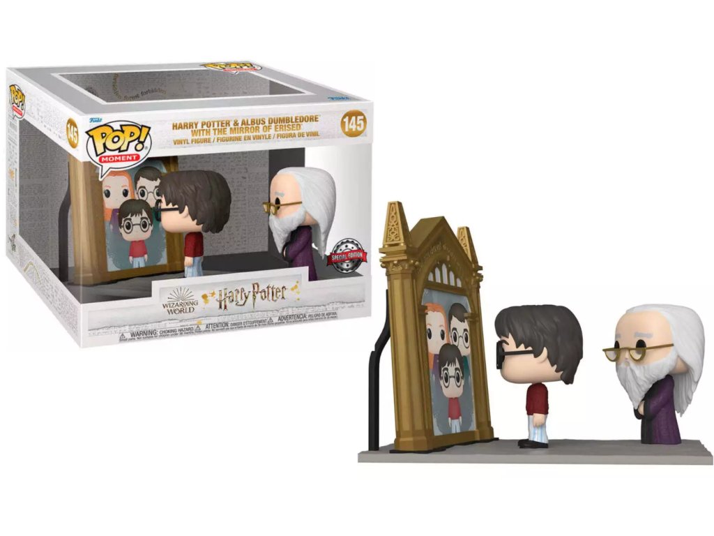Funko POP! 145 Moment: Harry Potter - Harry Potter & Albus Dumbledore With The Mirror of Erised Special Edition
