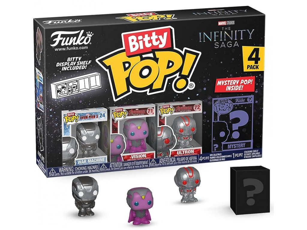Funko Bitty POP! 4-Pack Marvel The Infinity Saga - War Machine