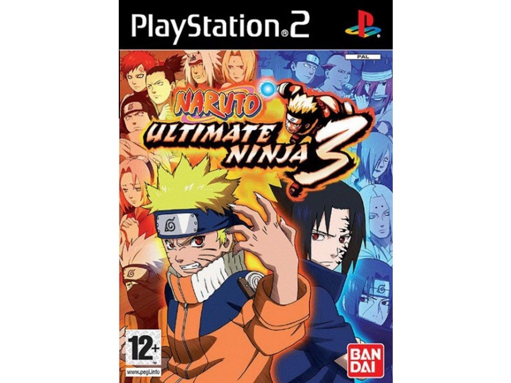 Naruto Ps2 Ultimate Ninja 3 www.konzoliste.cz
