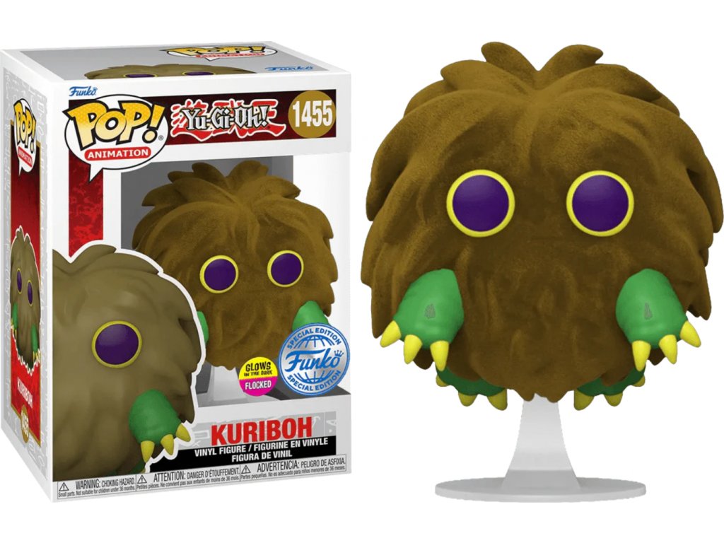 Funko POP! 1455 Animation: Yu-Gi-Oh! - Kuriboh GITD Flocked Special Edition