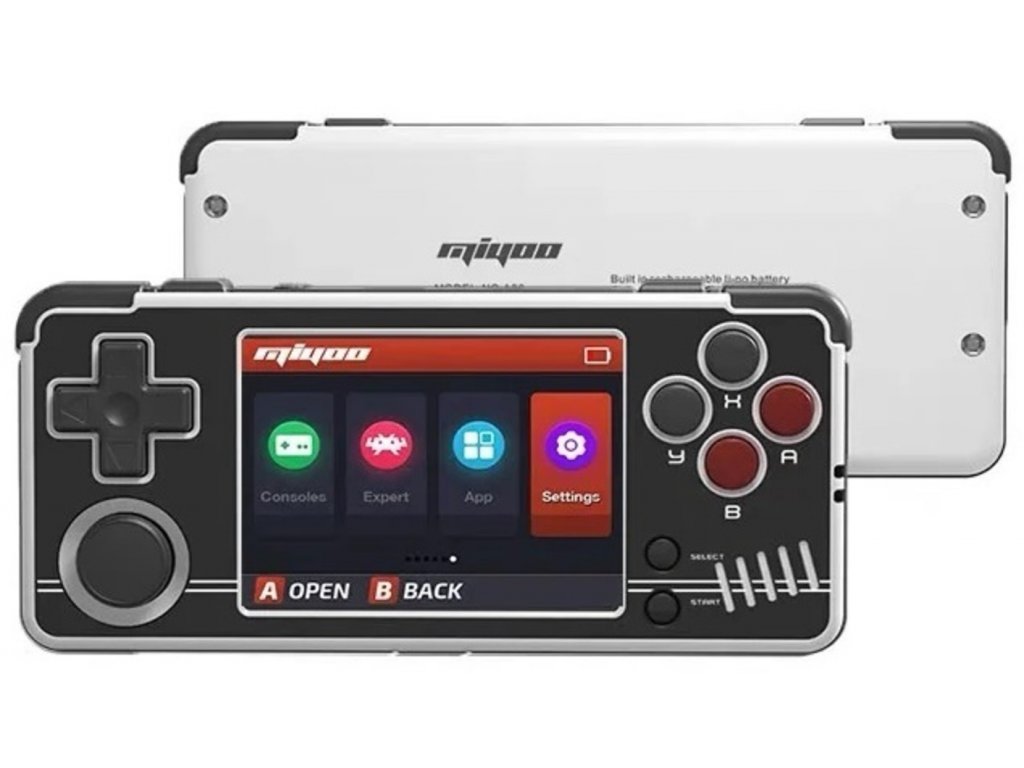 Retro handheld konzole Miyoo Mini A30 WiFi bílá